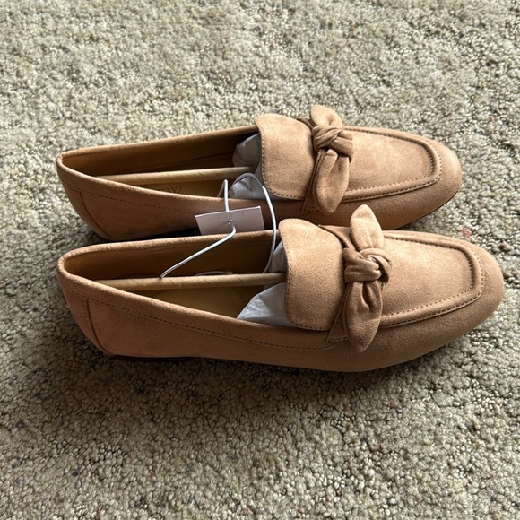 J. Crew Factory Sueded Bow Loafers - Picture 4 of 8